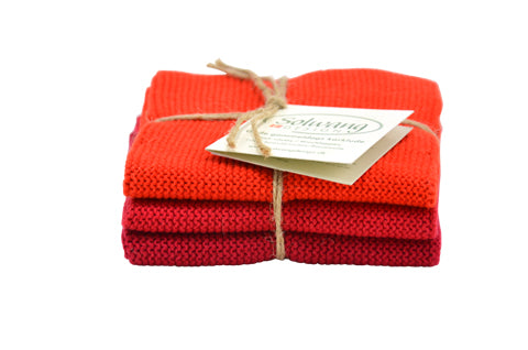 Küchentücher - Rot-Töne